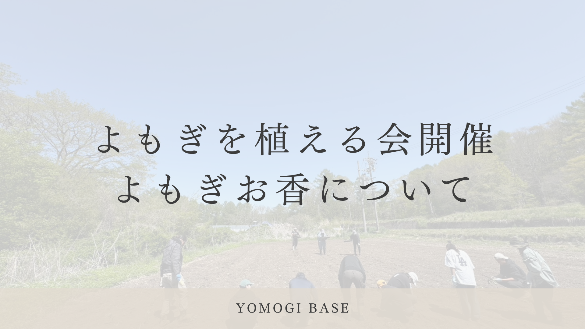 5月のお礼と、6月のお知らせ【よもぎのお香について】