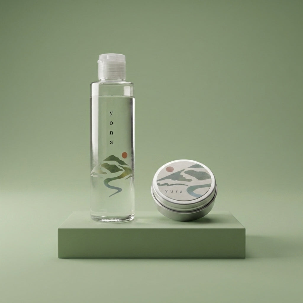 よもぎケアセット（化粧水＋バーム）