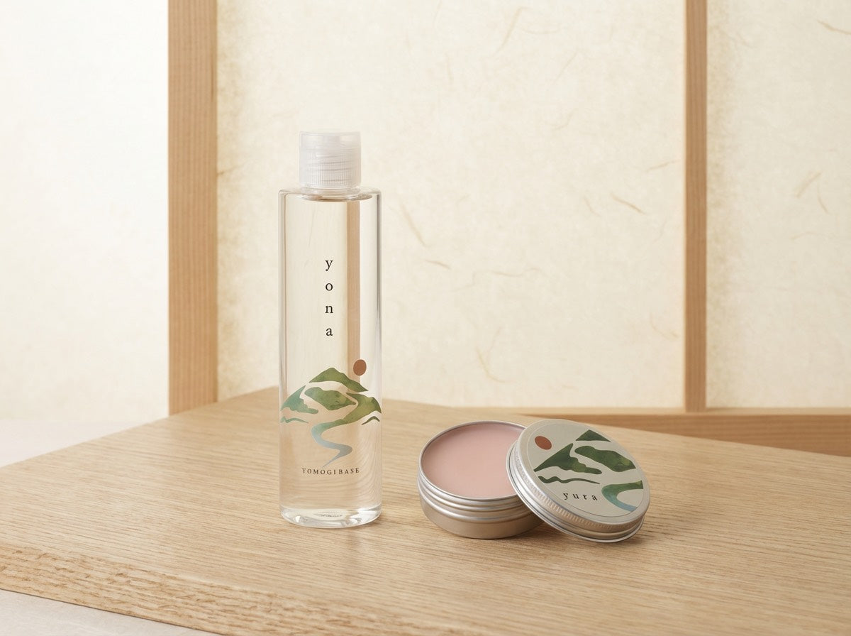 よもぎケアセット（化粧水＋バーム） – YOMOGI BASE